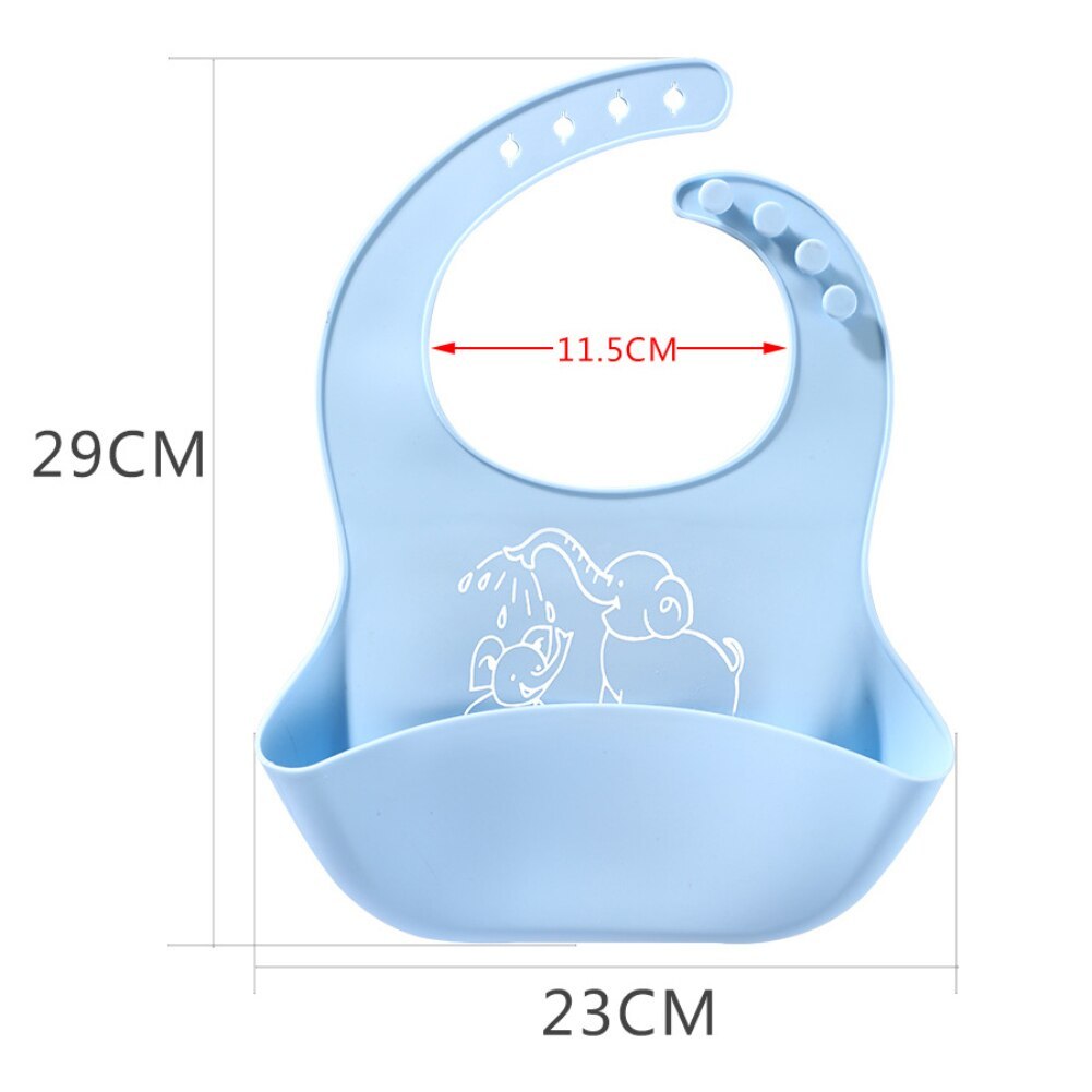 Baby Silicone Feeding Bib