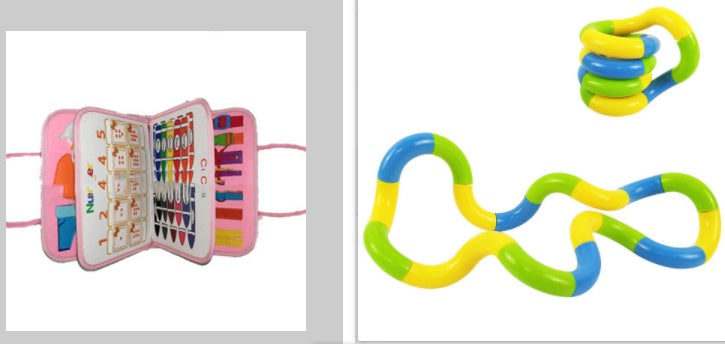 Children's Busy Board Dressing And Buttoning  Sensory Learning Toy