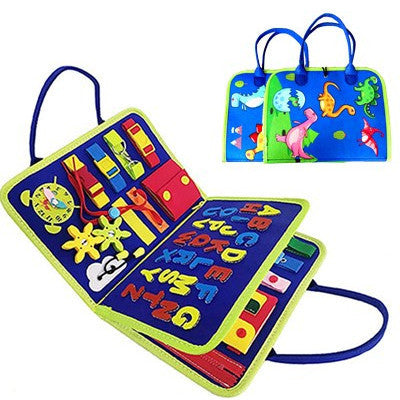 Children's Busy Board Dressing And Buttoning  Sensory Learning Toy