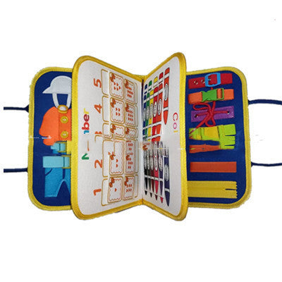 Children's Busy Board Dressing And Buttoning  Sensory Learning Toy